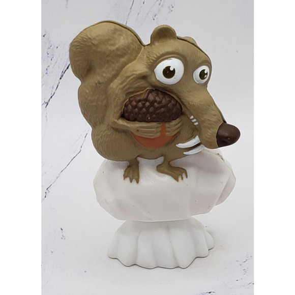 Ice Age Dawn of the Dinosaurs 2009 General Mills Scrat Bobble Pencil Topper - Picture 8 of 16